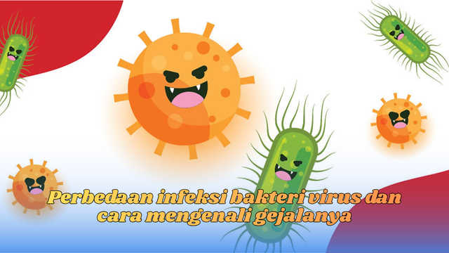 Perbedaan infeksi bakteri virus